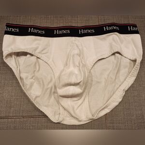 Hanes Men's White Briefs